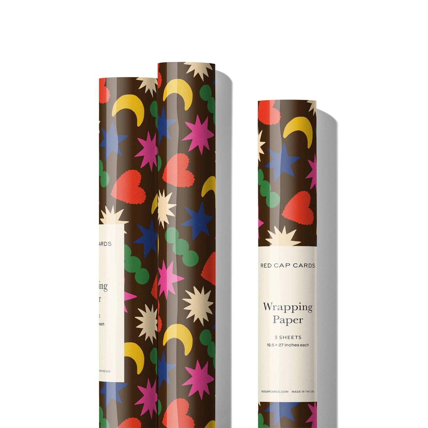 Rainbow Charms Wrapping Paper Roll