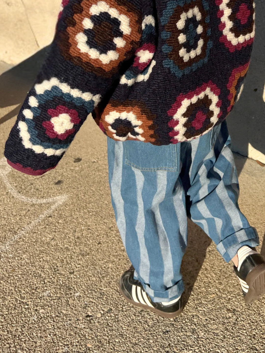 Stripe Double Trouble Jeans.