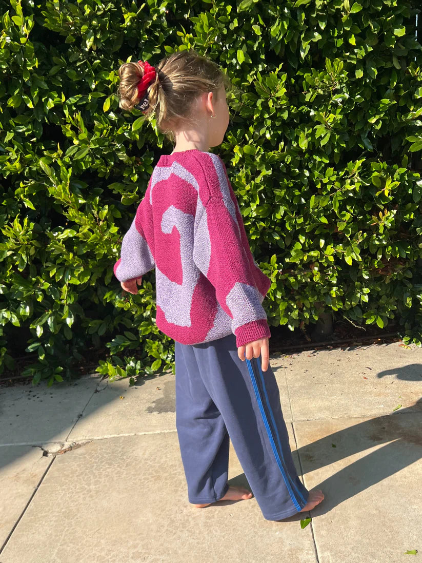 Swirl Sweater - Pink/Purple