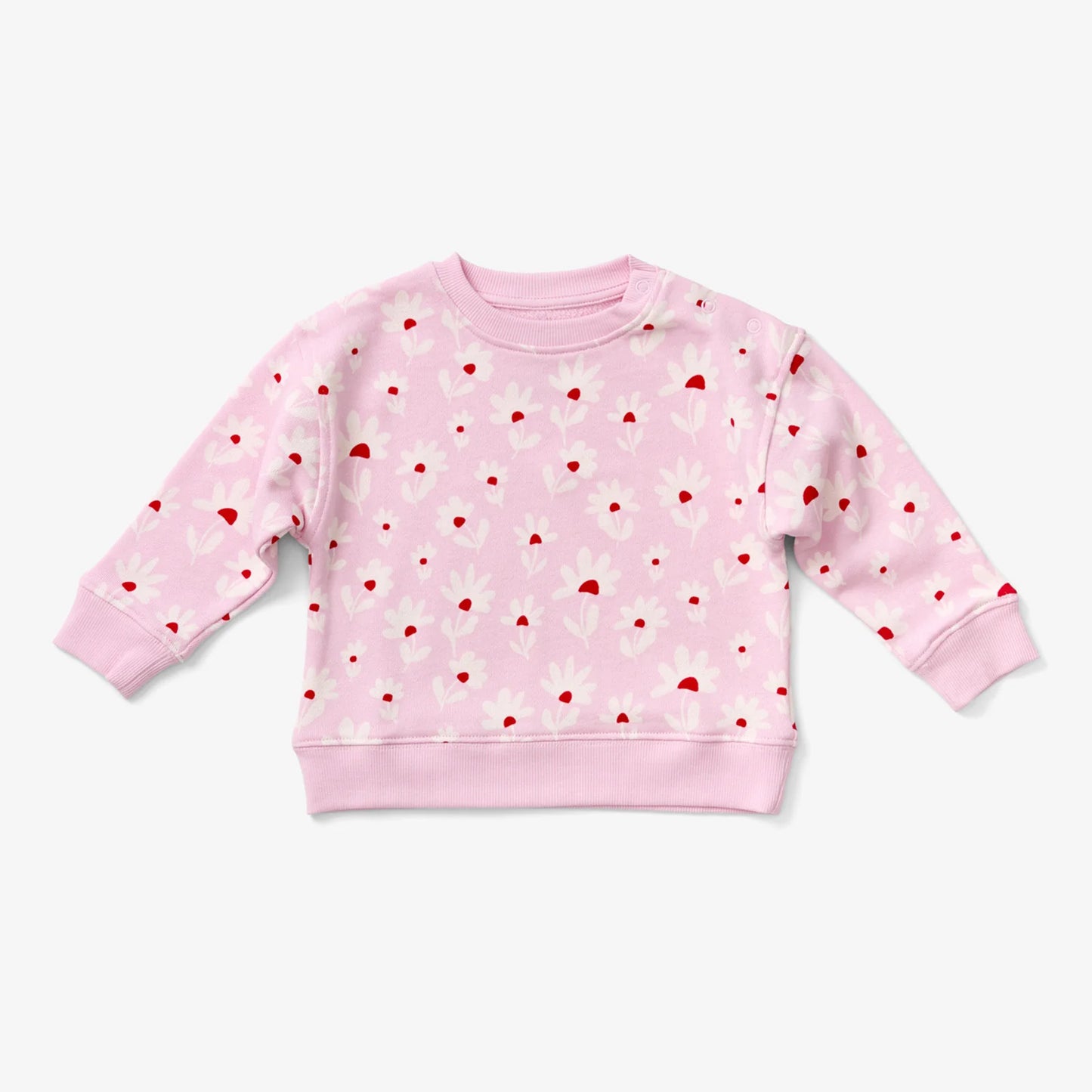 Baby Sweatshirt - Flower Field/Peony
