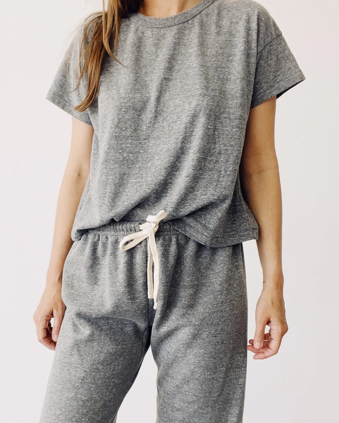 The Boxy Tee - P.E. Grey