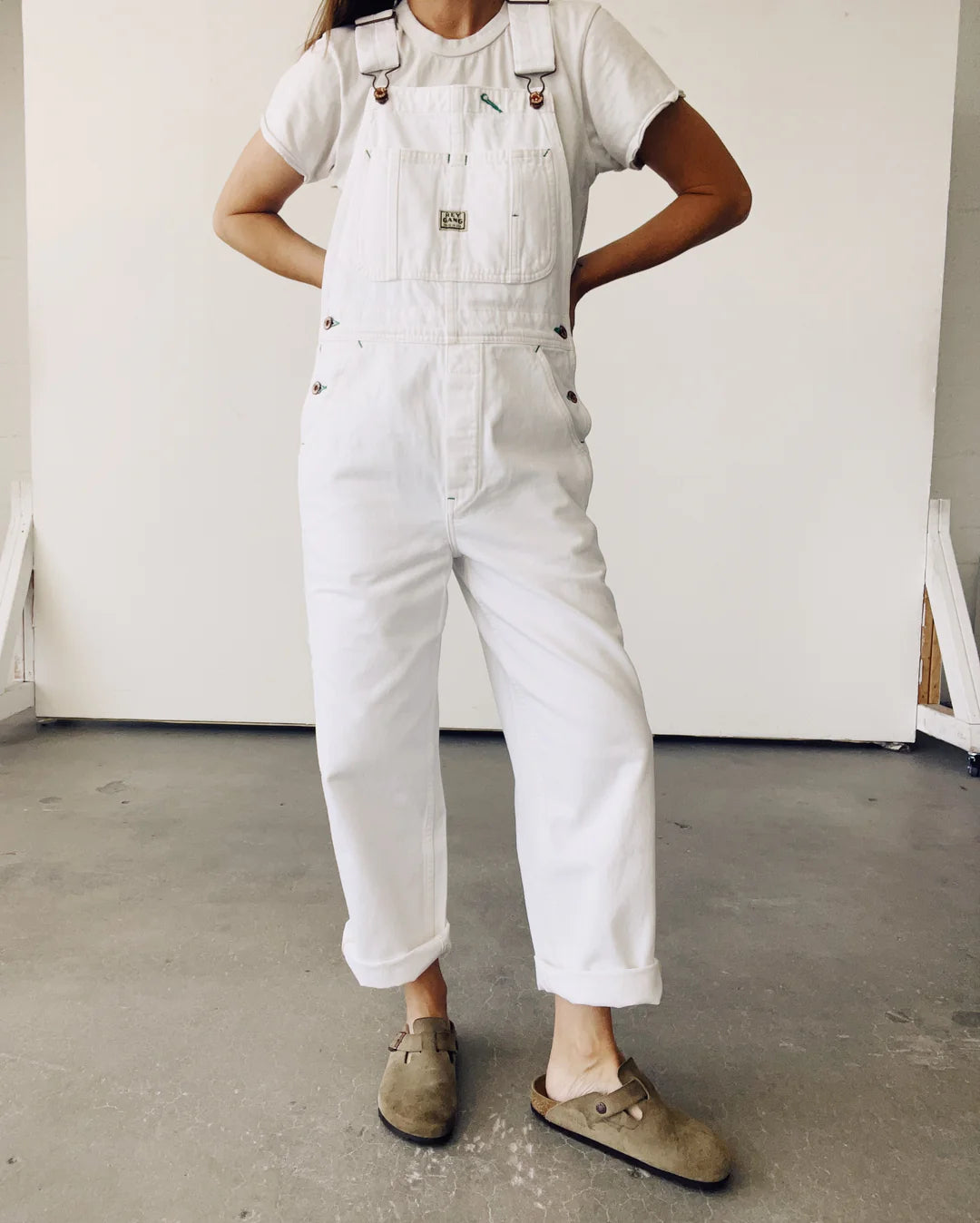 The Miner Overalls - White