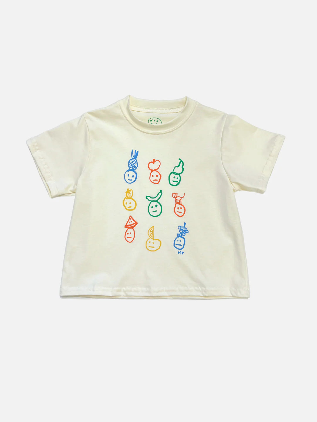 Fruit Face Tee - Ivory.
