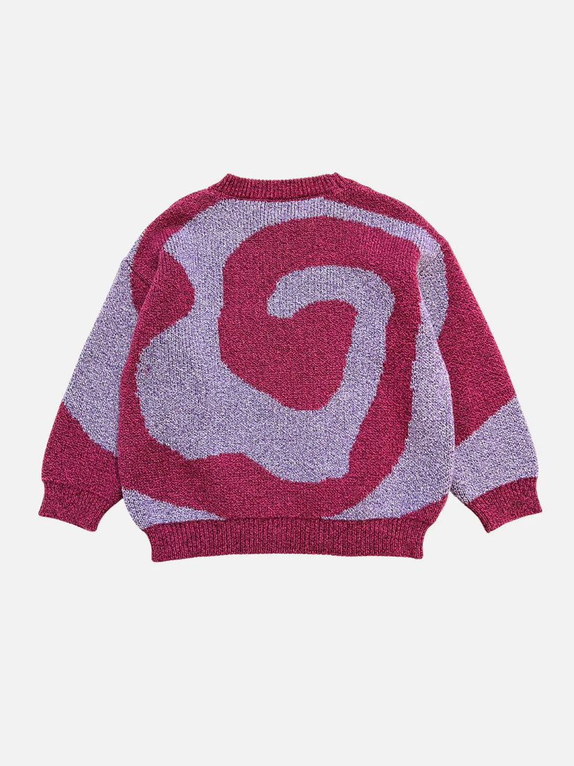 Swirl Sweater - Pink/Purple