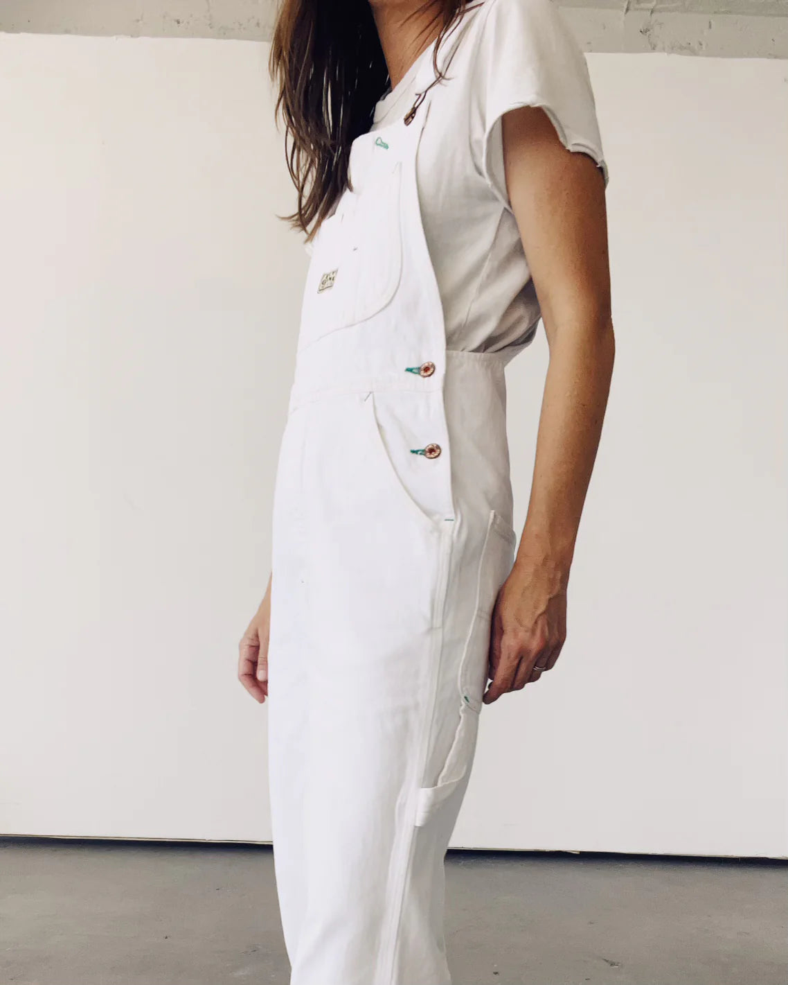 The Miner Overalls - White