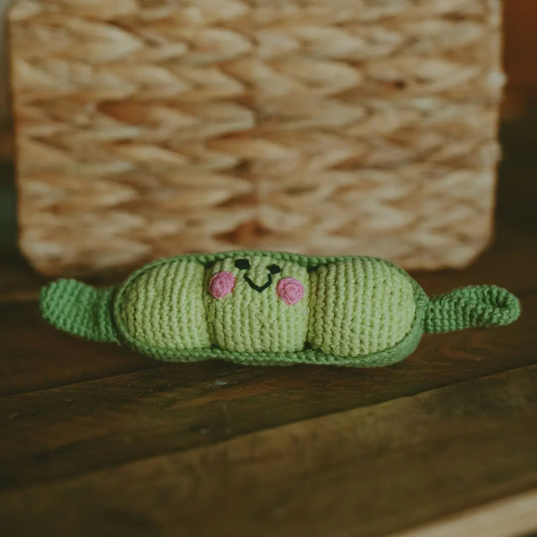 Friendly Peapod Rattle