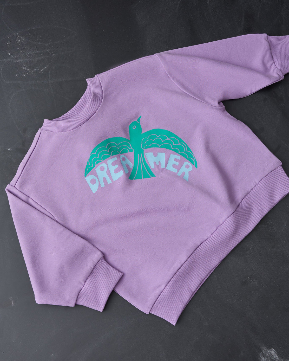 Graphic Sweatshirt - Purple Bird
