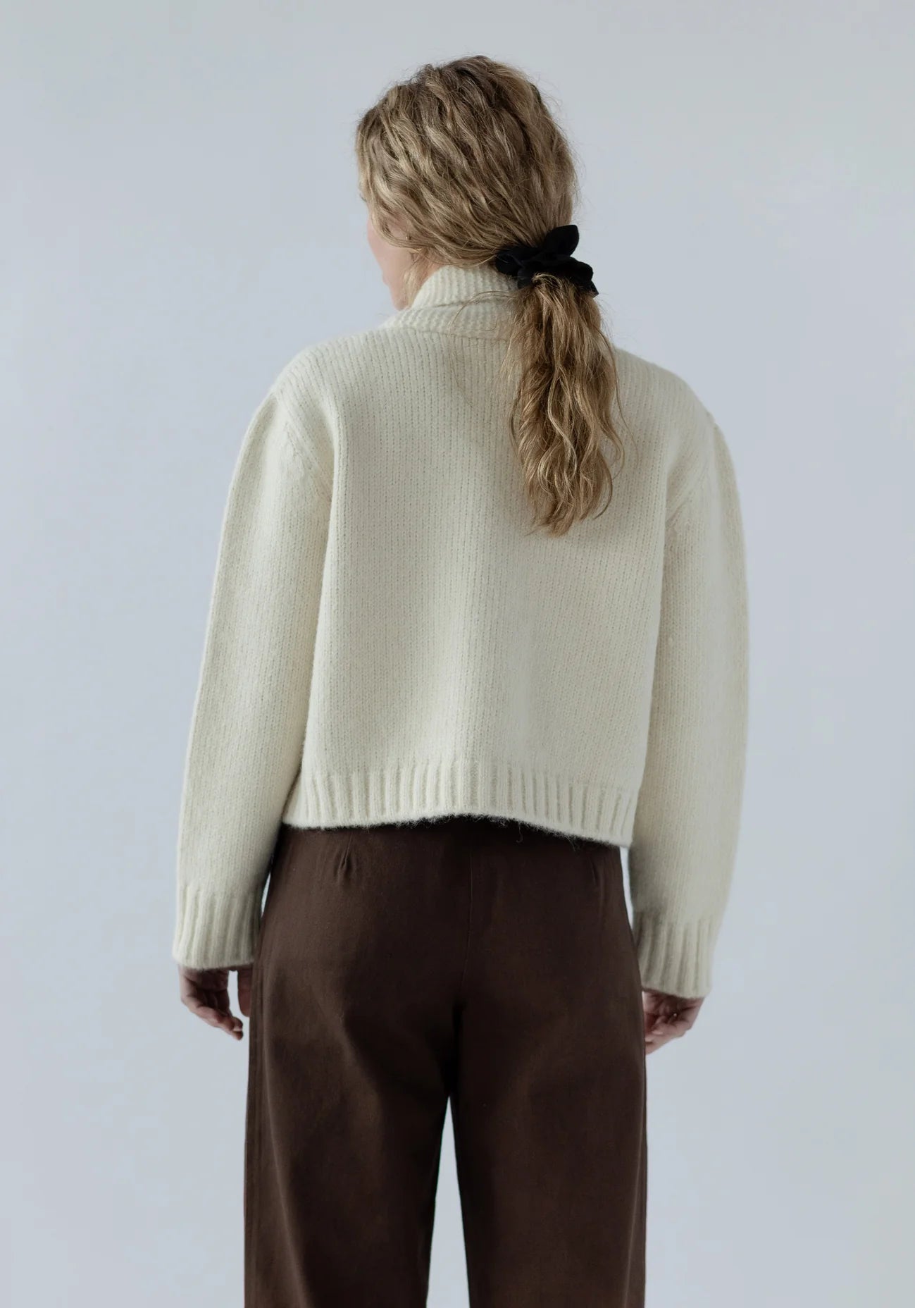 Zip Cardigan - Ivory