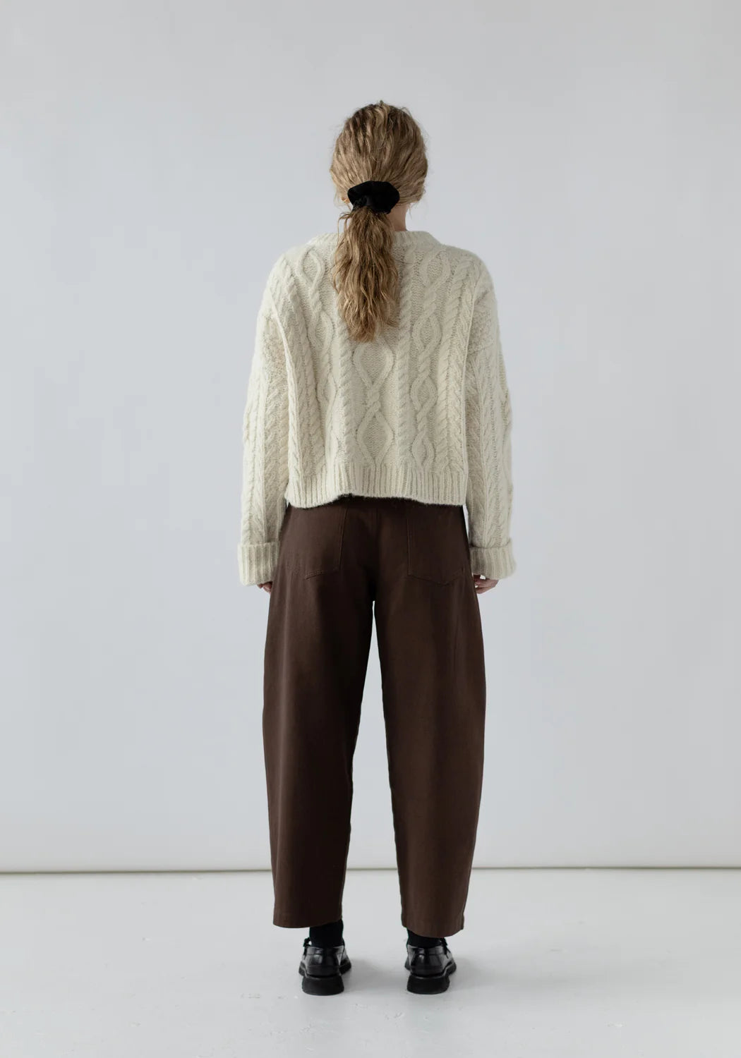 Cropped Cable - Ivory