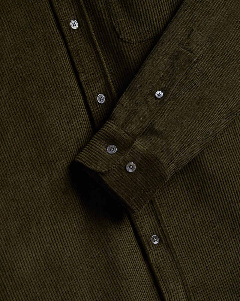 Lobo 2.0 Long Sleeve Corduroy Shirt - Olive
