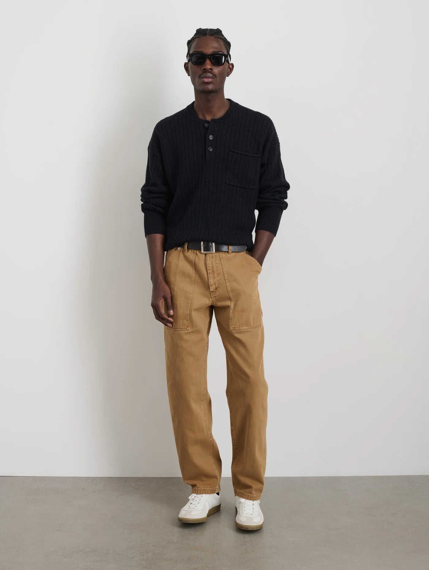 Painter Pant in Recycled Denim - Mountain Clay