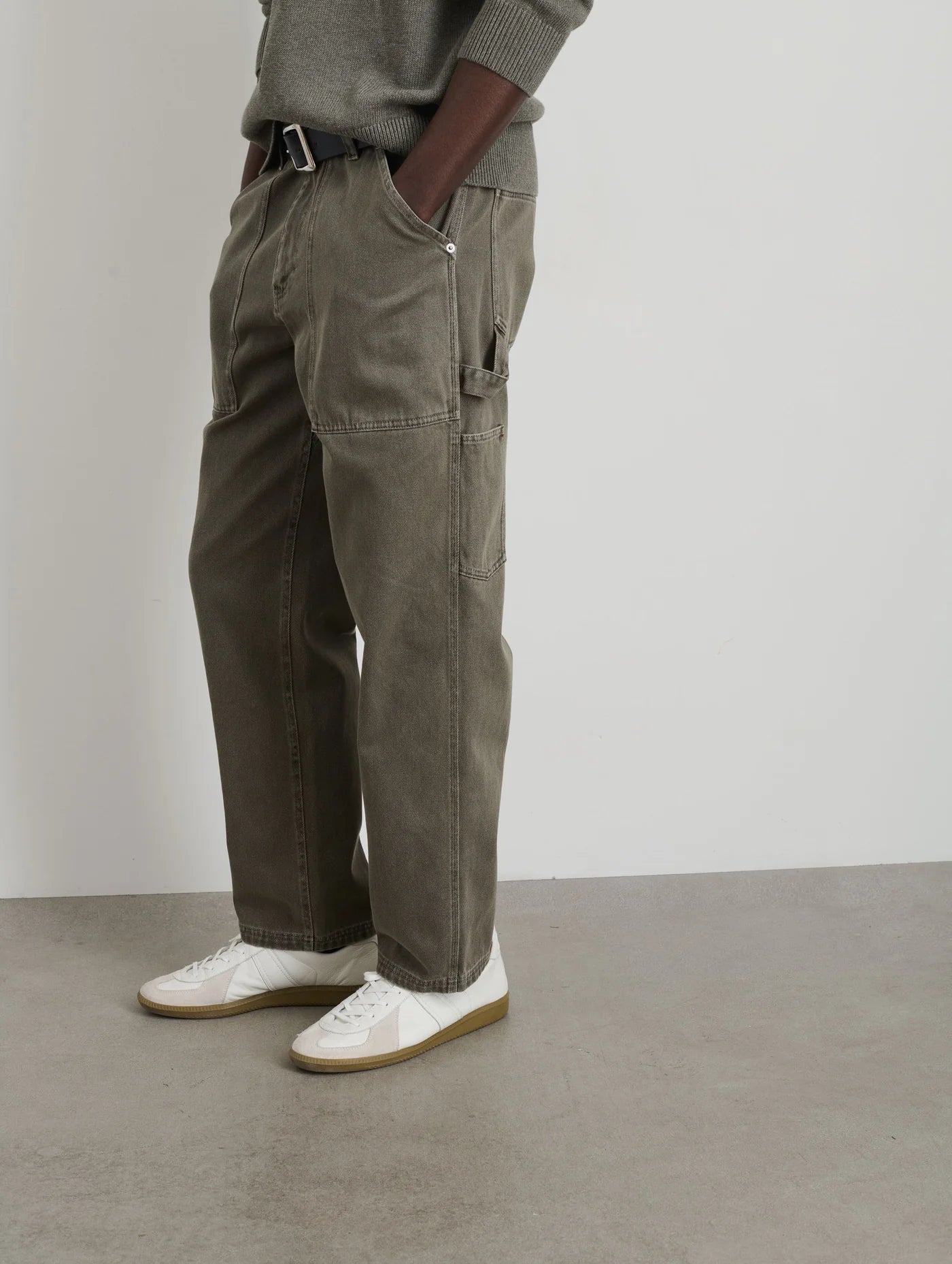 Painter Pant in Recycled Denim - Thyme
