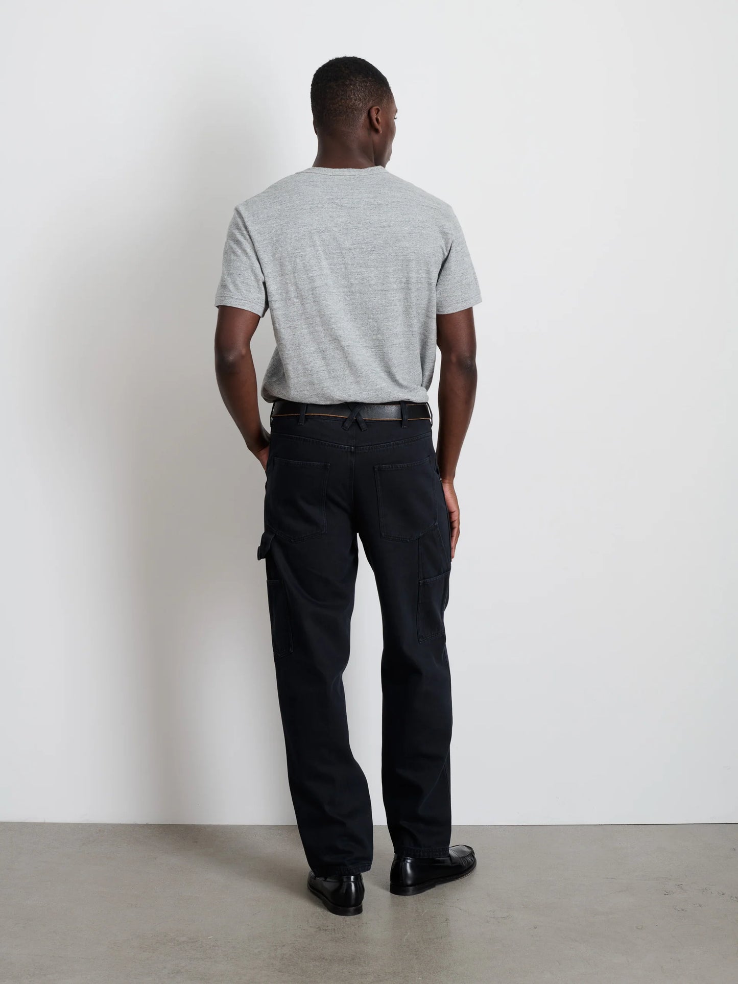 The Painter Pant in Recycled Denim - Washed Black