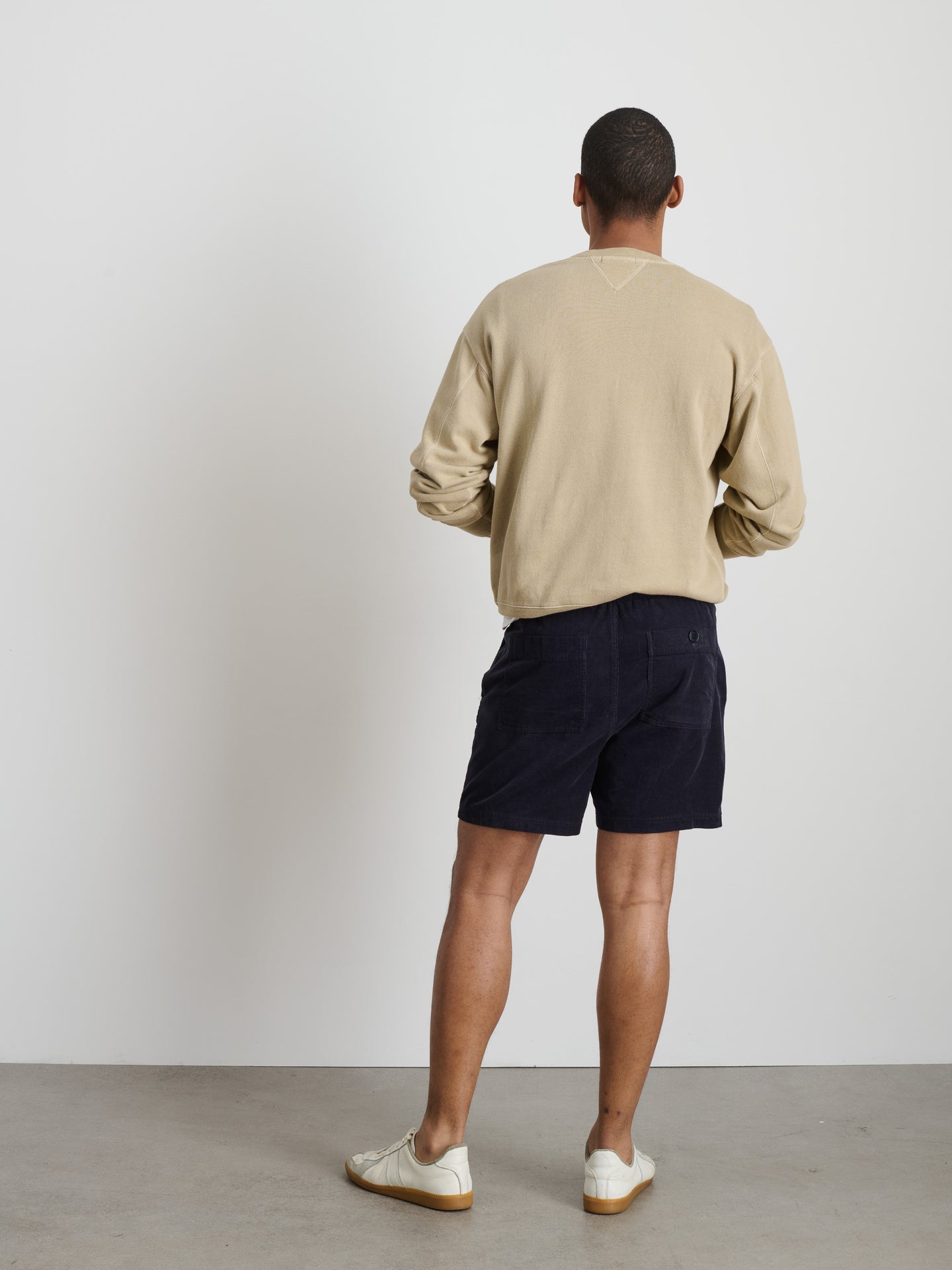 Pull on Short in Fine Wale Corduroy