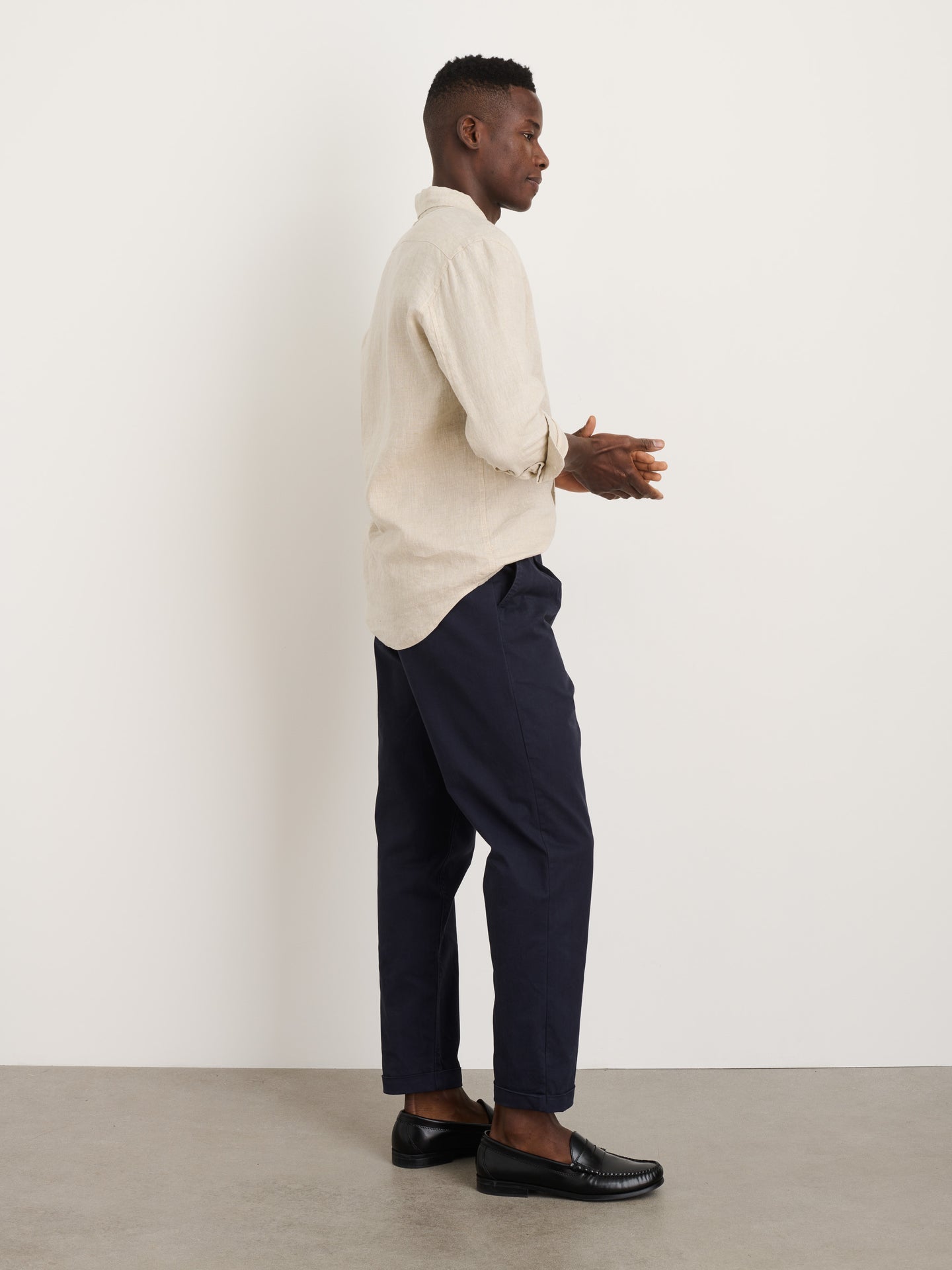 Mill Shirt in Flax Linen