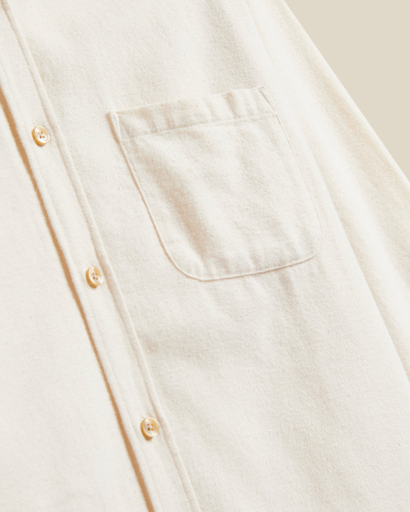 Teca Long Sleeve Shirt - Ecru