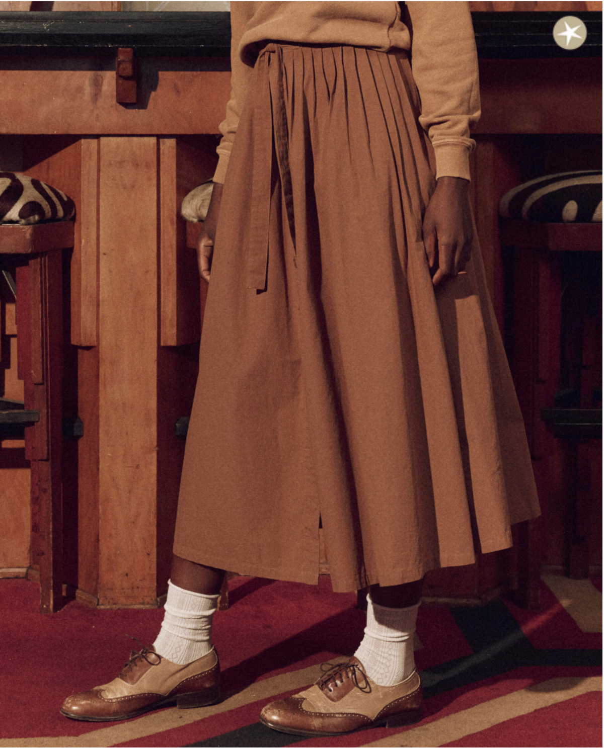 The Treeline Skirt - Suntan