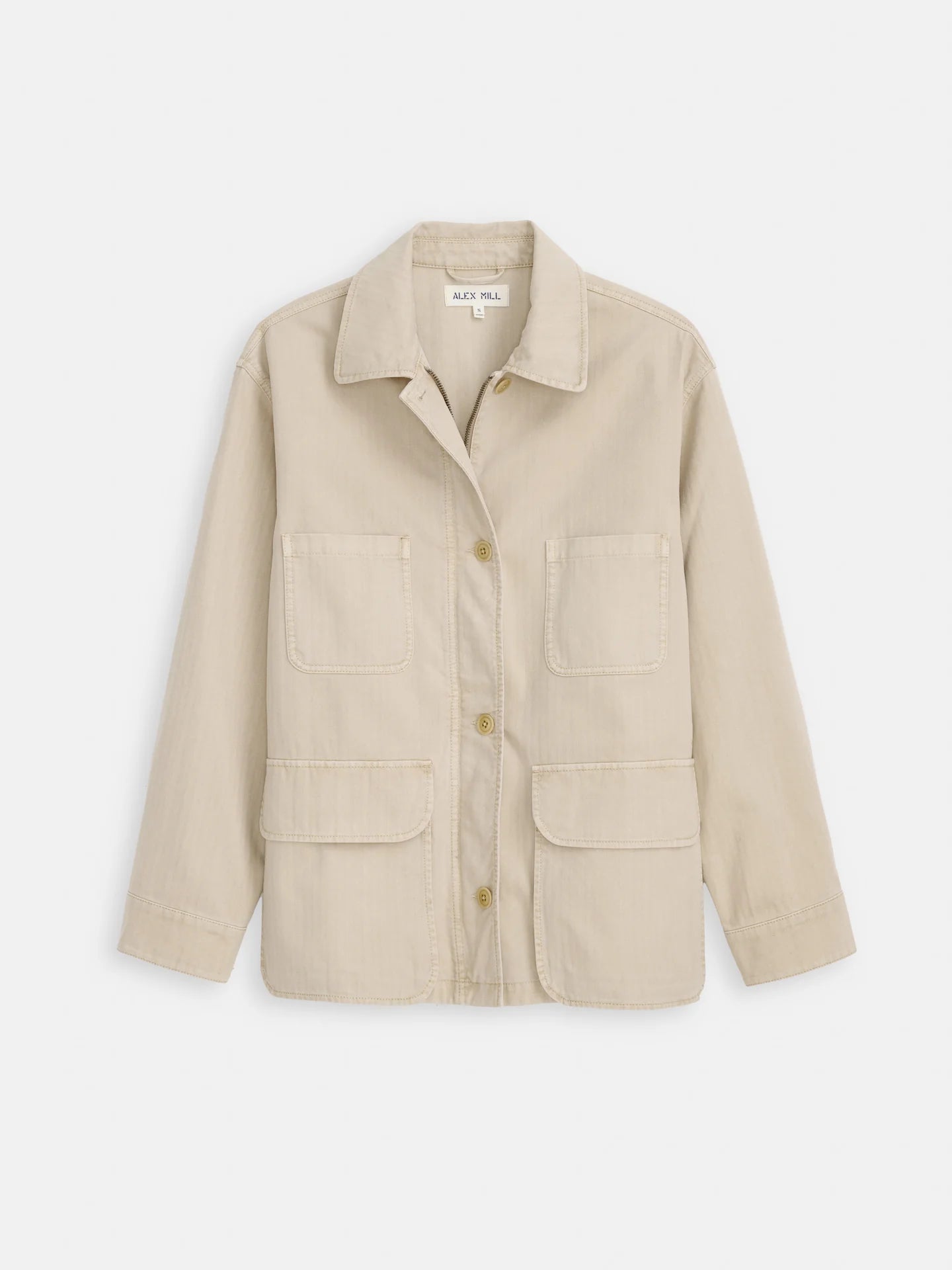 Painter Jacket in Herringbone - Sand.