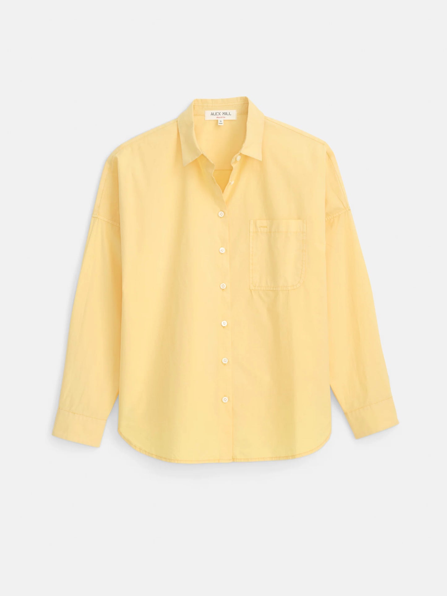 Jo Shirt in Cotton Poplin - Wheatfield