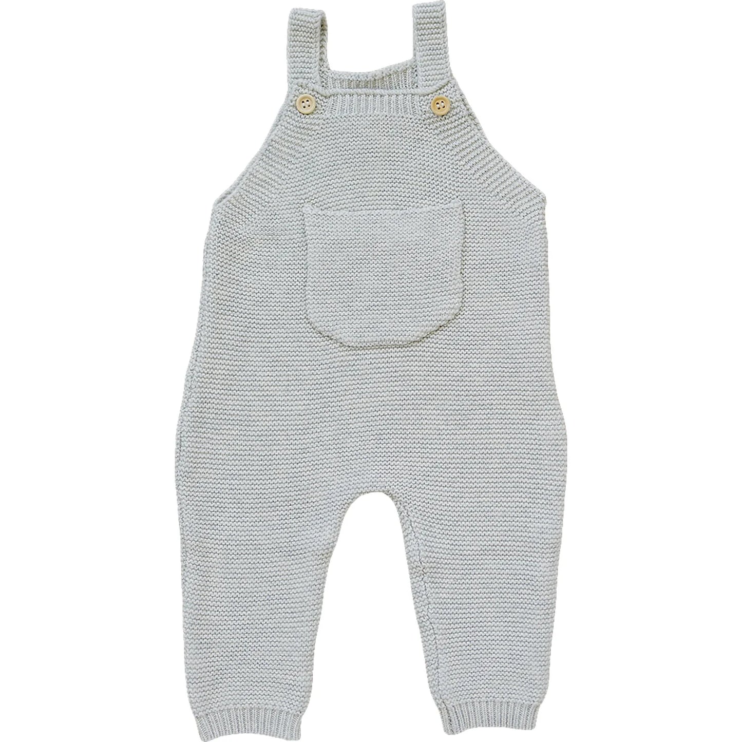 Knit Overalls - Grey