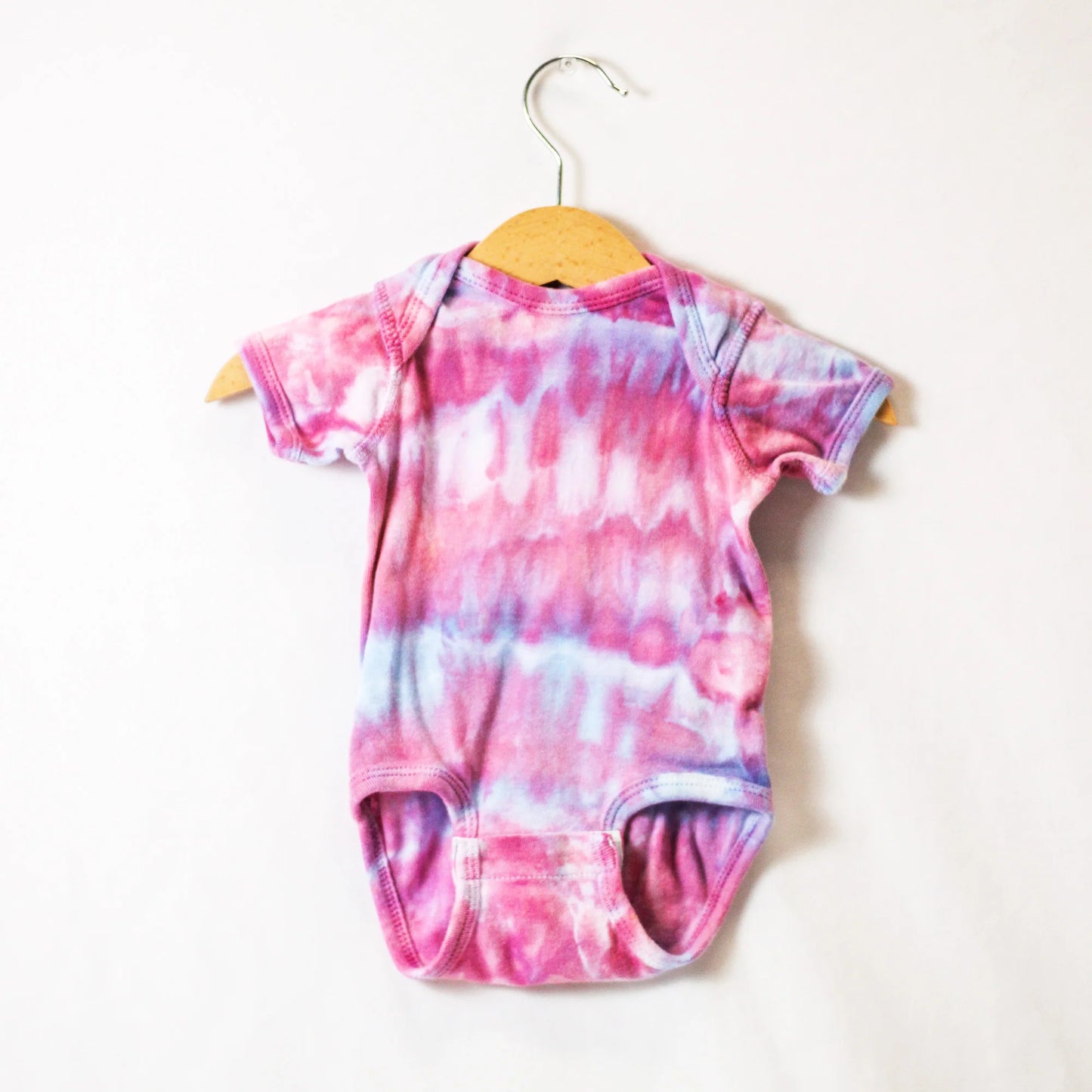 Ice-Dyed Baby Rib Bodysuit- Dusty Hues