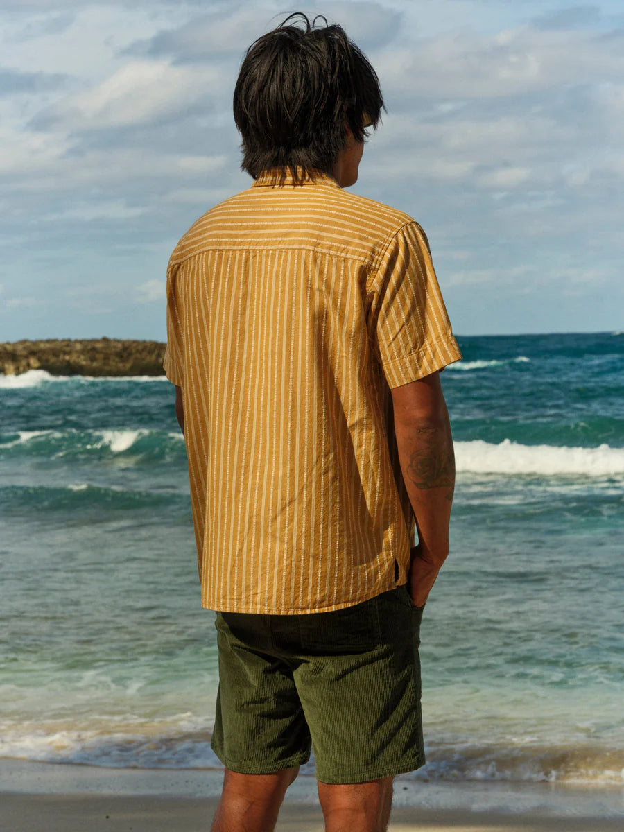 Cosmo Shirt - Mustard Dobby