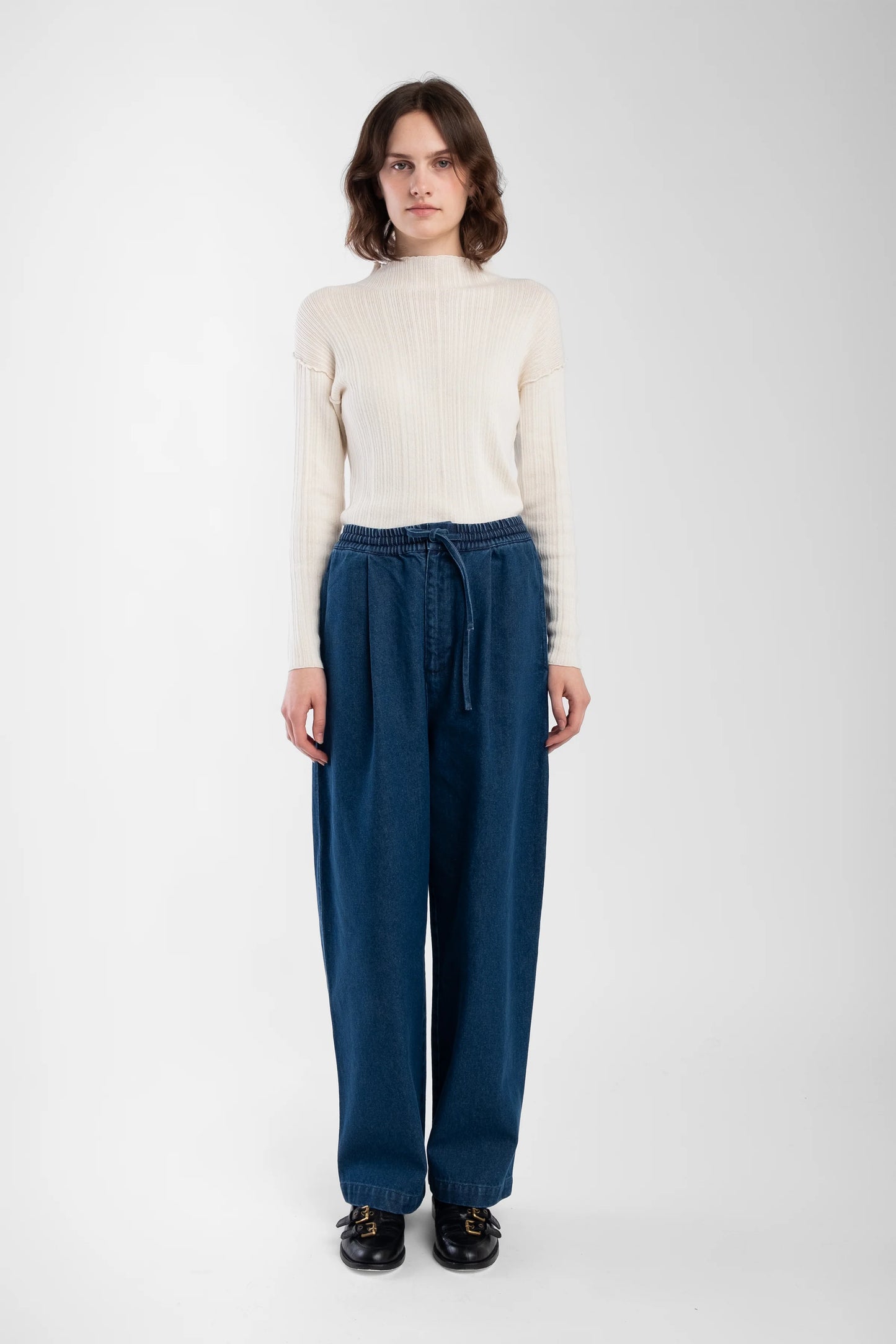 Isla Rib Top - Cream