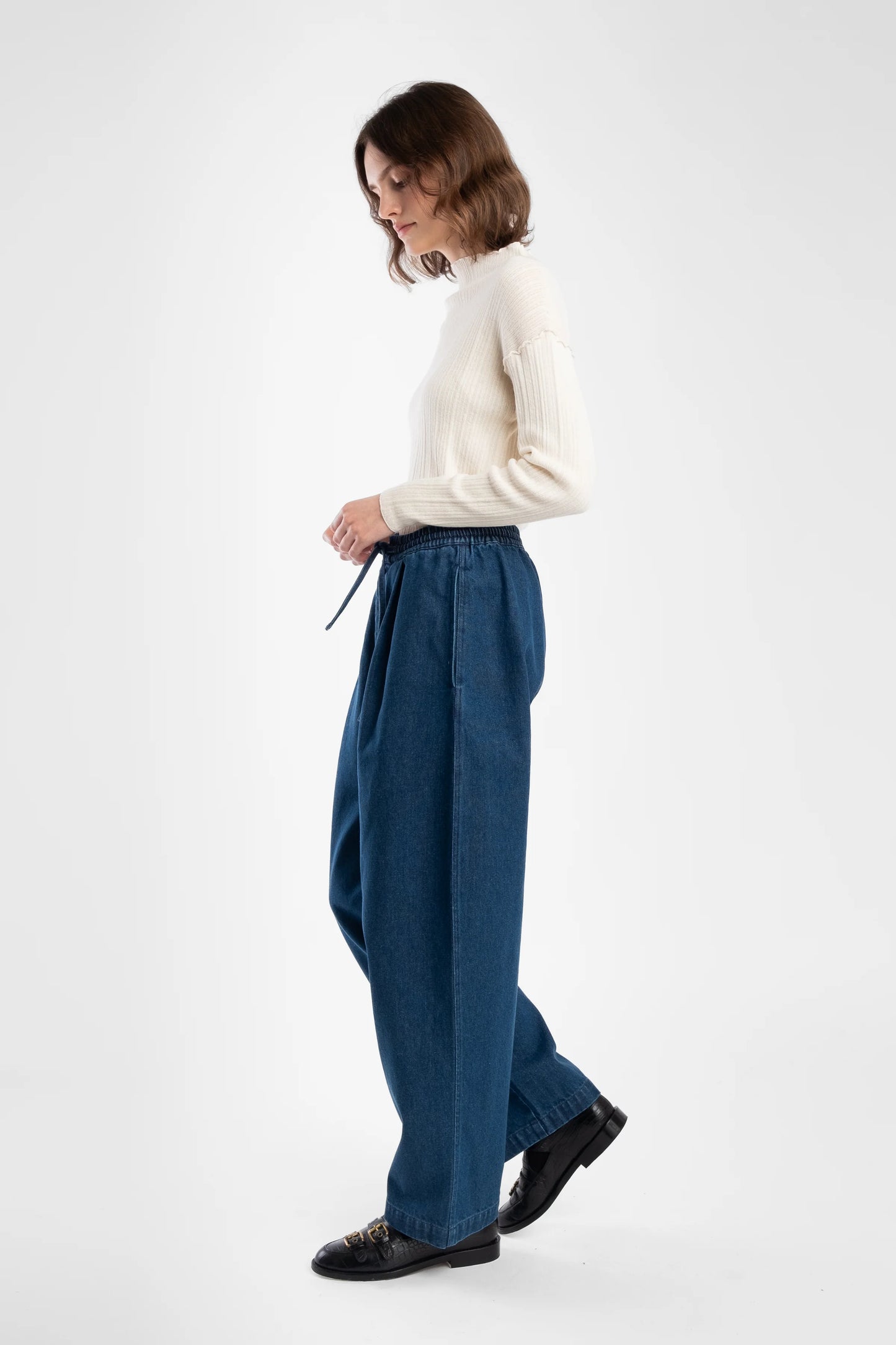 Isla Rib Top - Cream