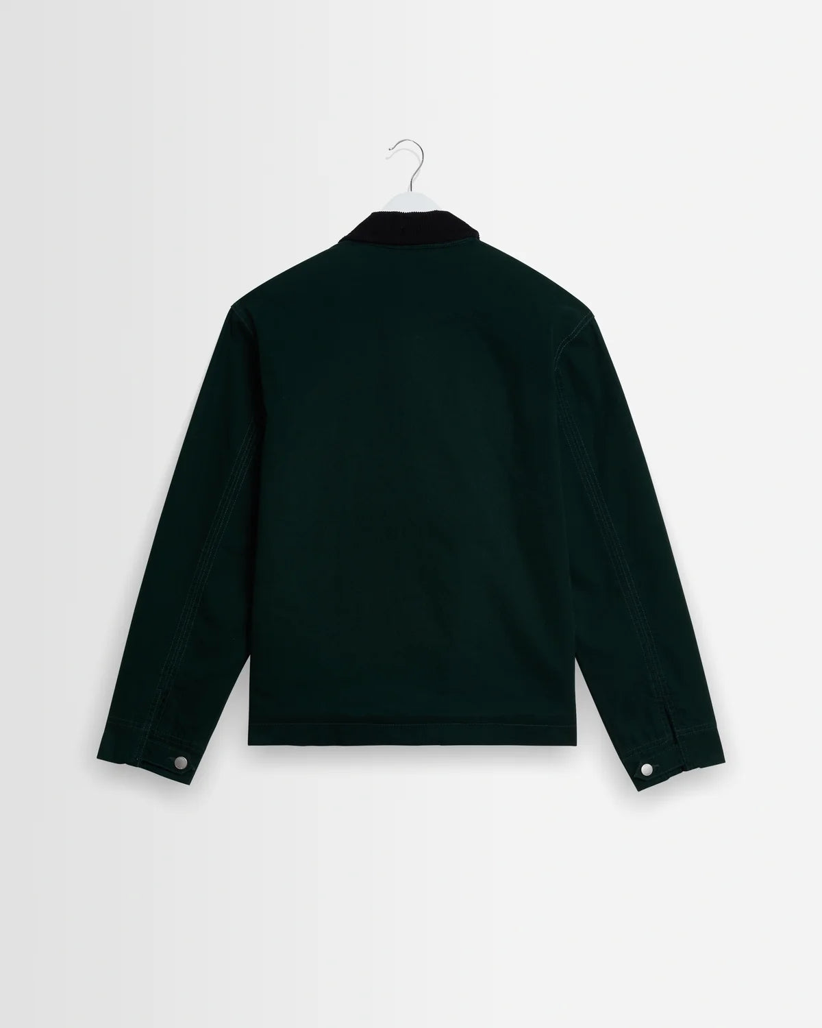 Mason Peached Canvas Work Jacket - Dark Green