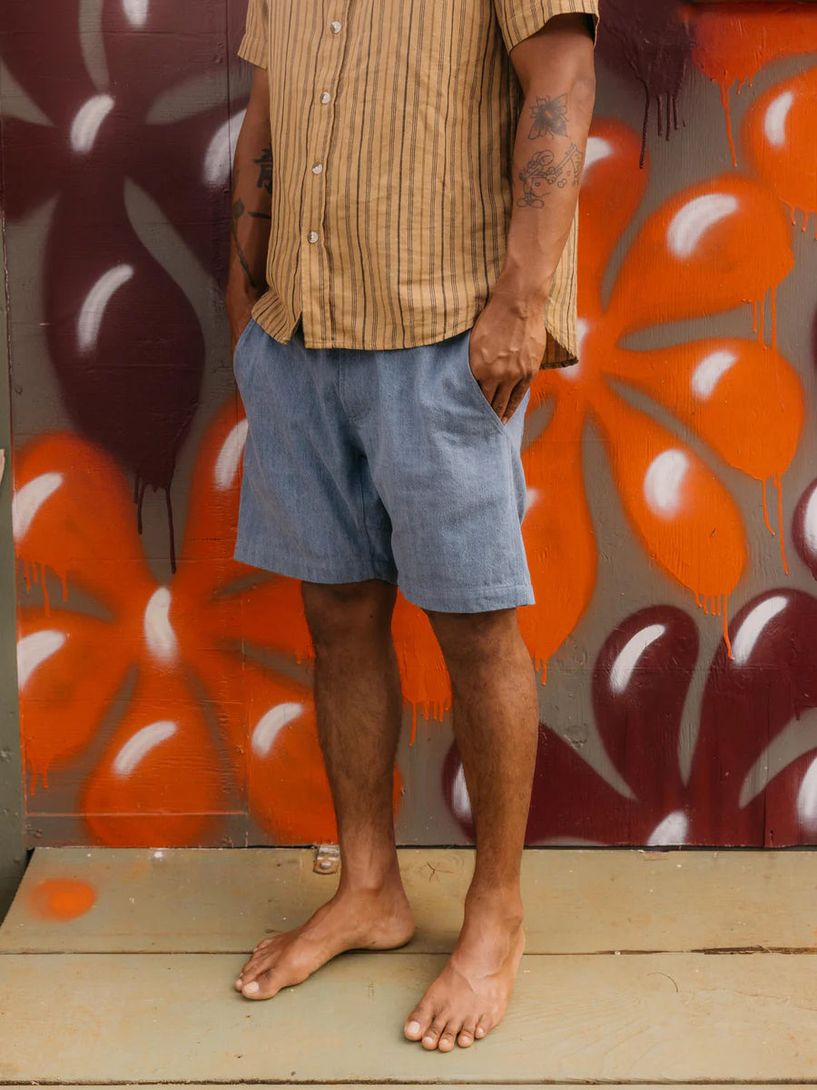 Pinnacle Shorts - Indigo Denim