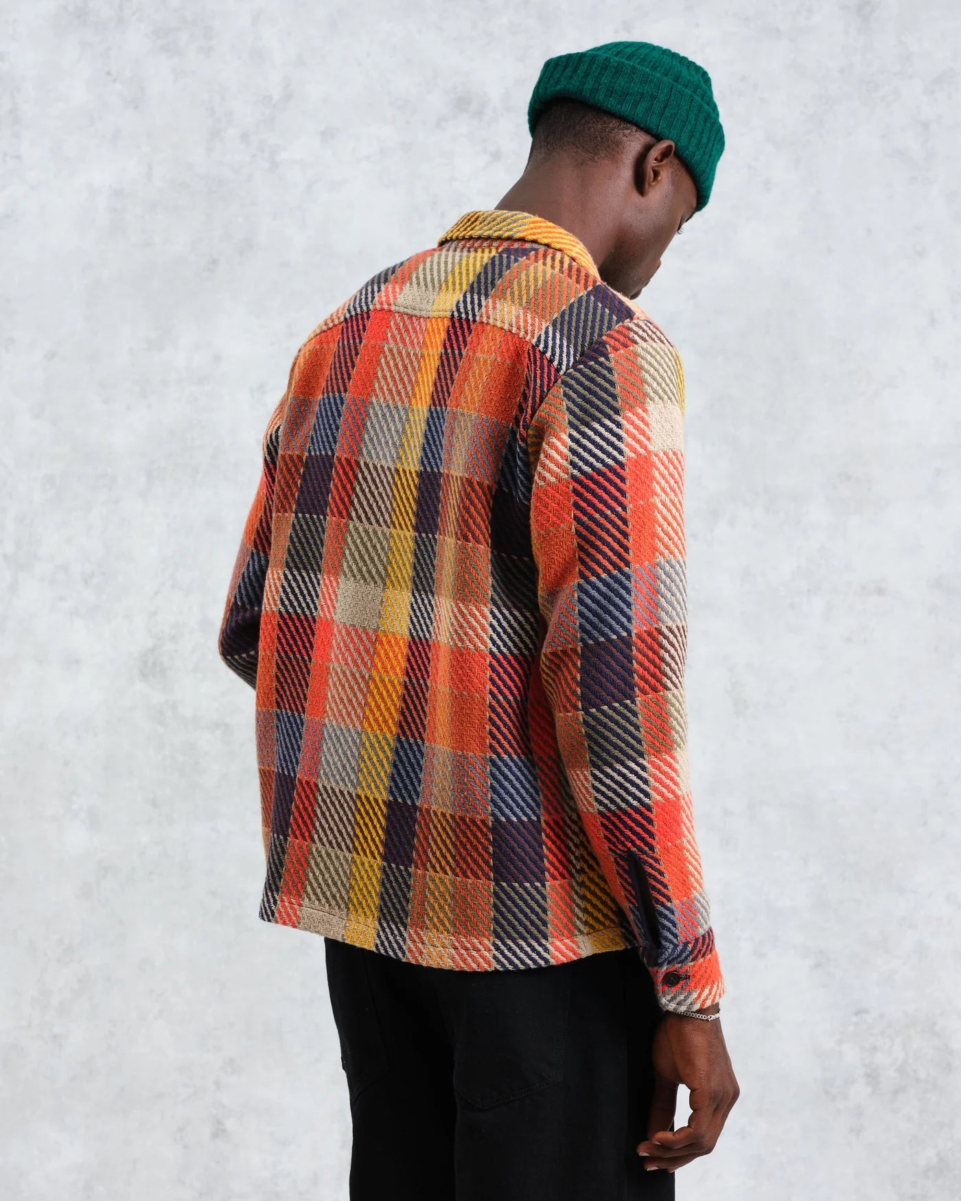 Whiting Overshirt - Pine Check Orange Multi