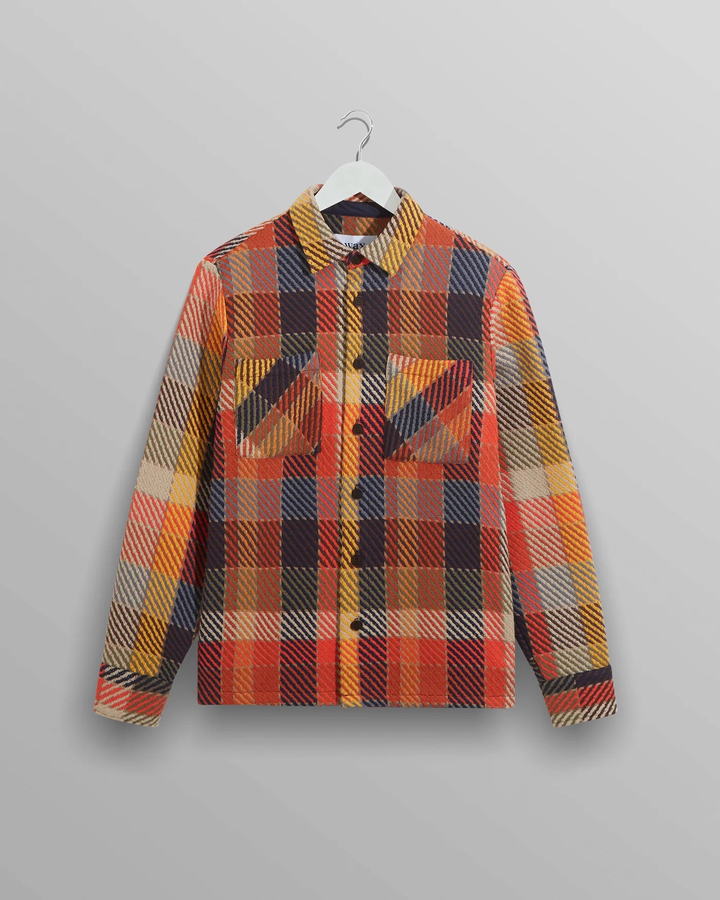 Whiting Overshirt - Pine Check Orange Multi