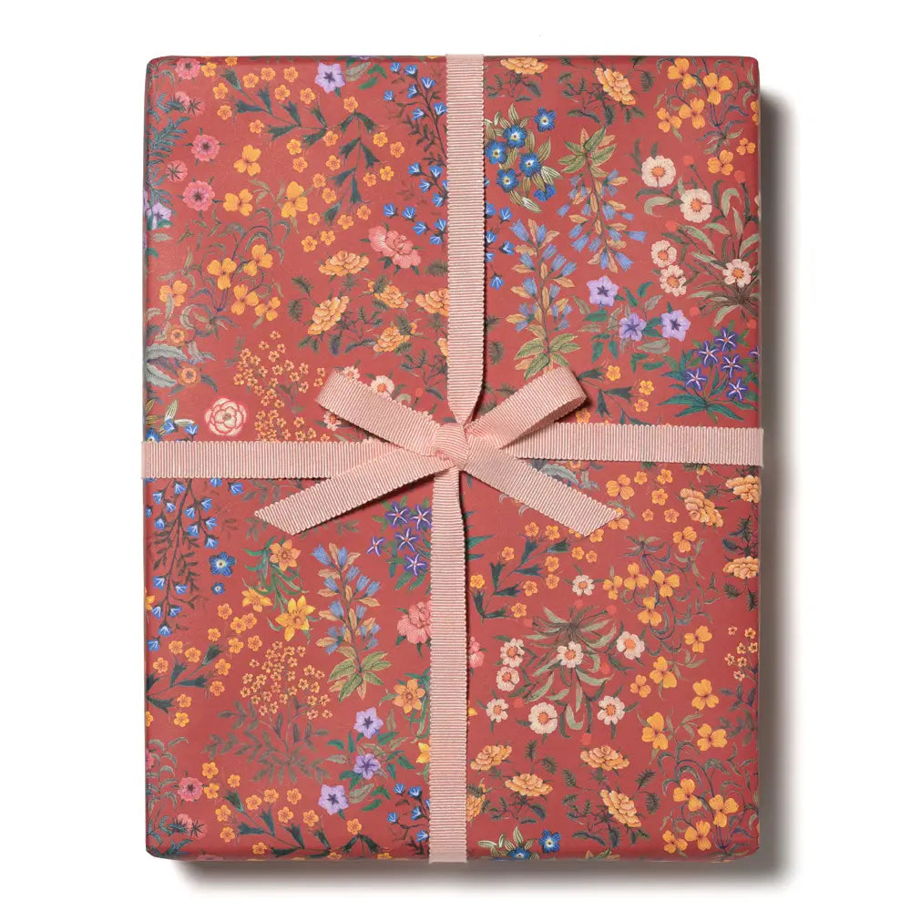 Red Plum Wrapping Paper Rolls