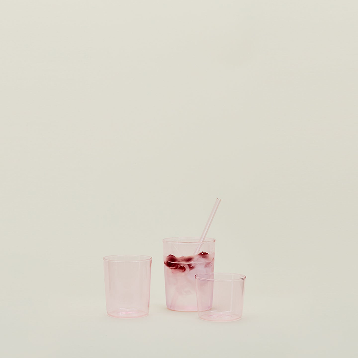 Essential Glassware - Set of 4 - Blush Small