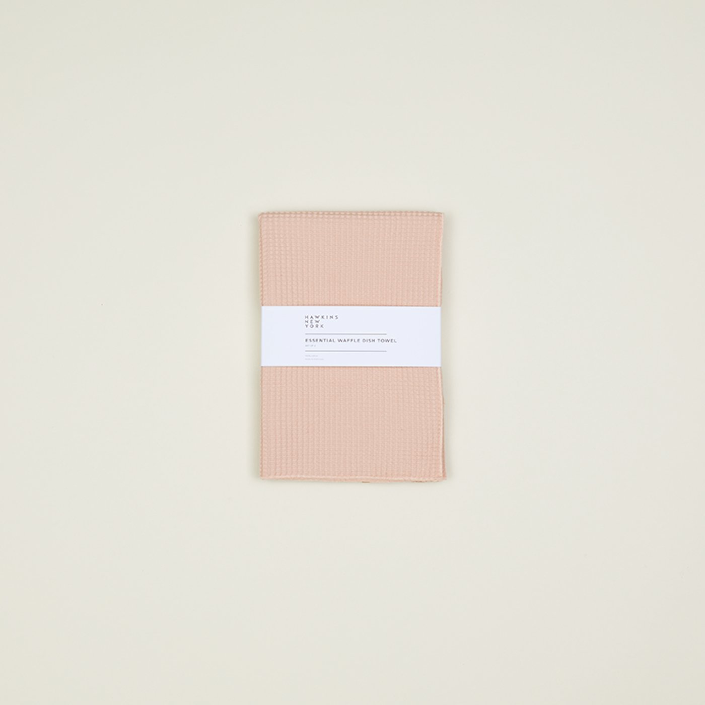 Essential Waffle Dish Towel - Set of 2 Blush/Terracotta