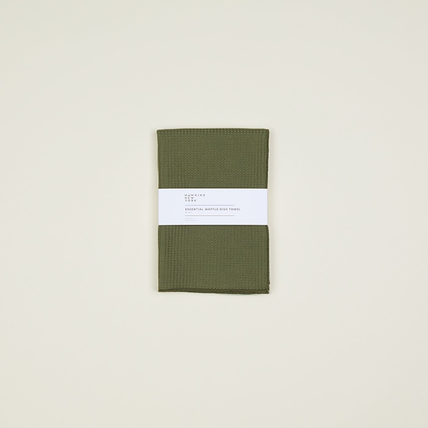 Essential Waffle Dish Towel - Set of 2 - Olive/Sage