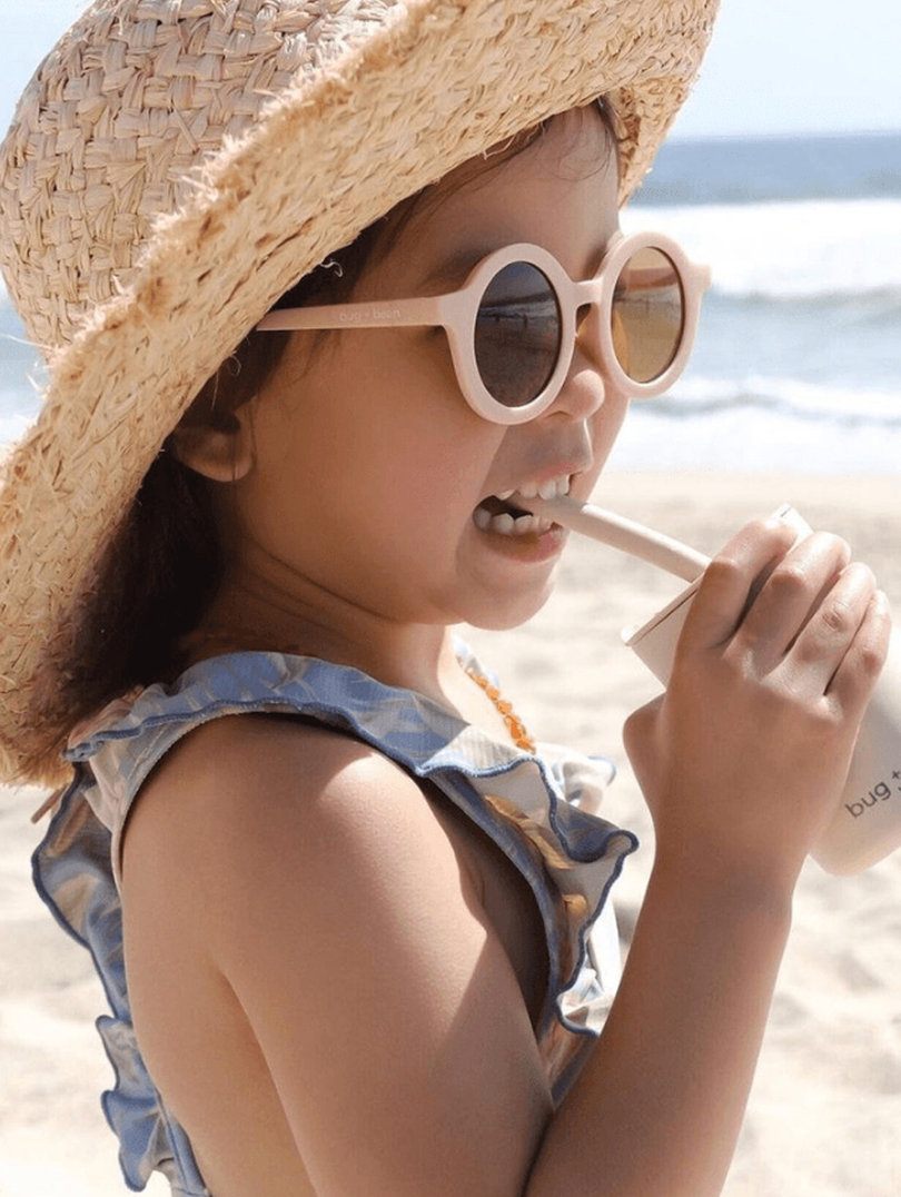 Recycled Plastic Sunglasses - Buttercream