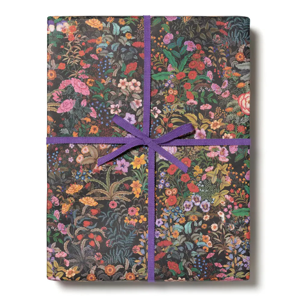 Meadow Black Wrapping Paper Rolls