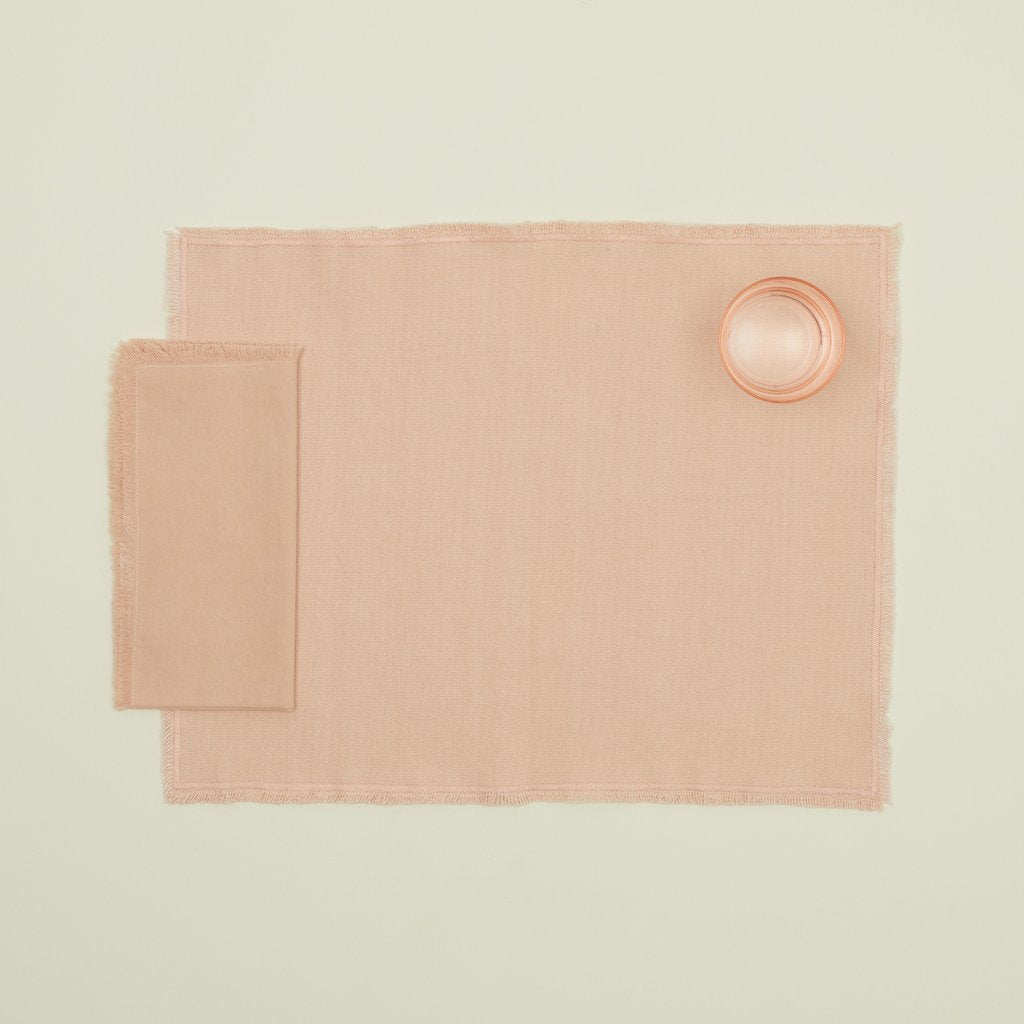 Essential Cotton Placemats - Set of 4 - Multiple Colors