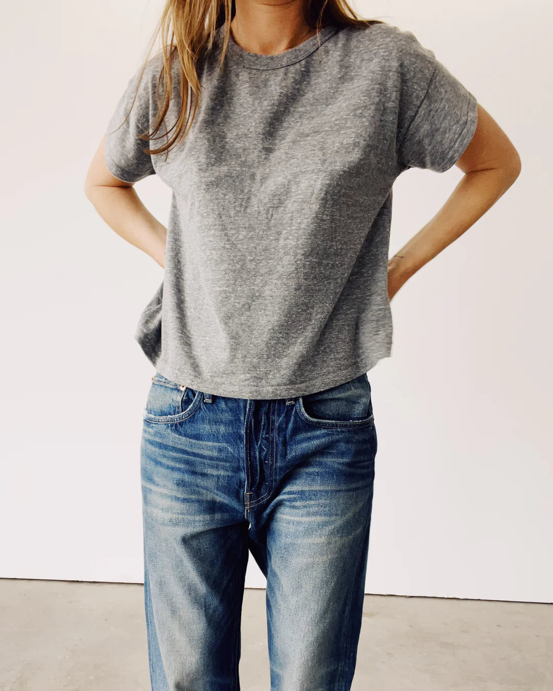 Boxy P The Boxy Tee - P.E. Grey – Seasons