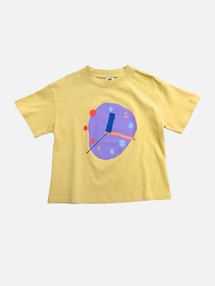 Clock Tee - Yellow.
