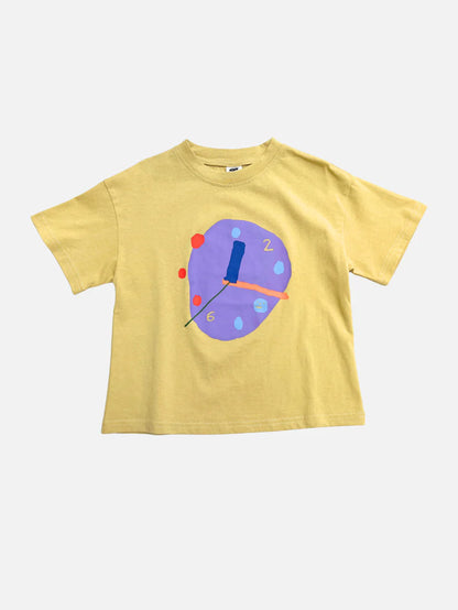 Clock Tee - Yellow.
