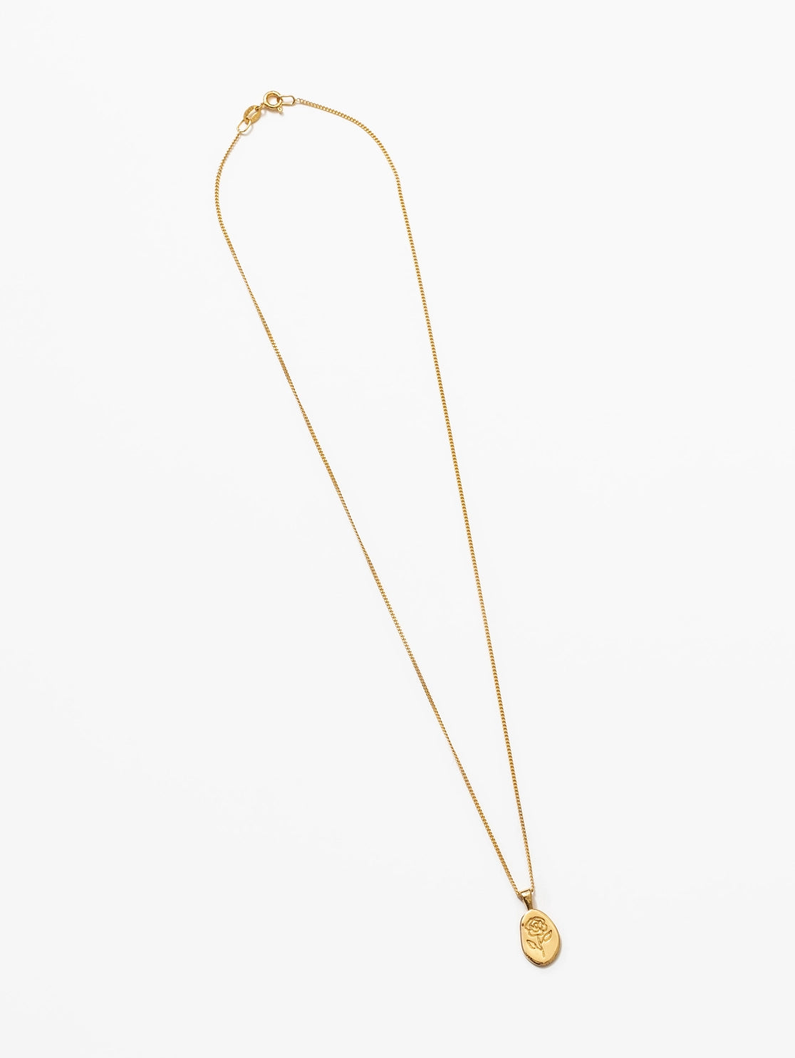 Rose Necklace in Gold