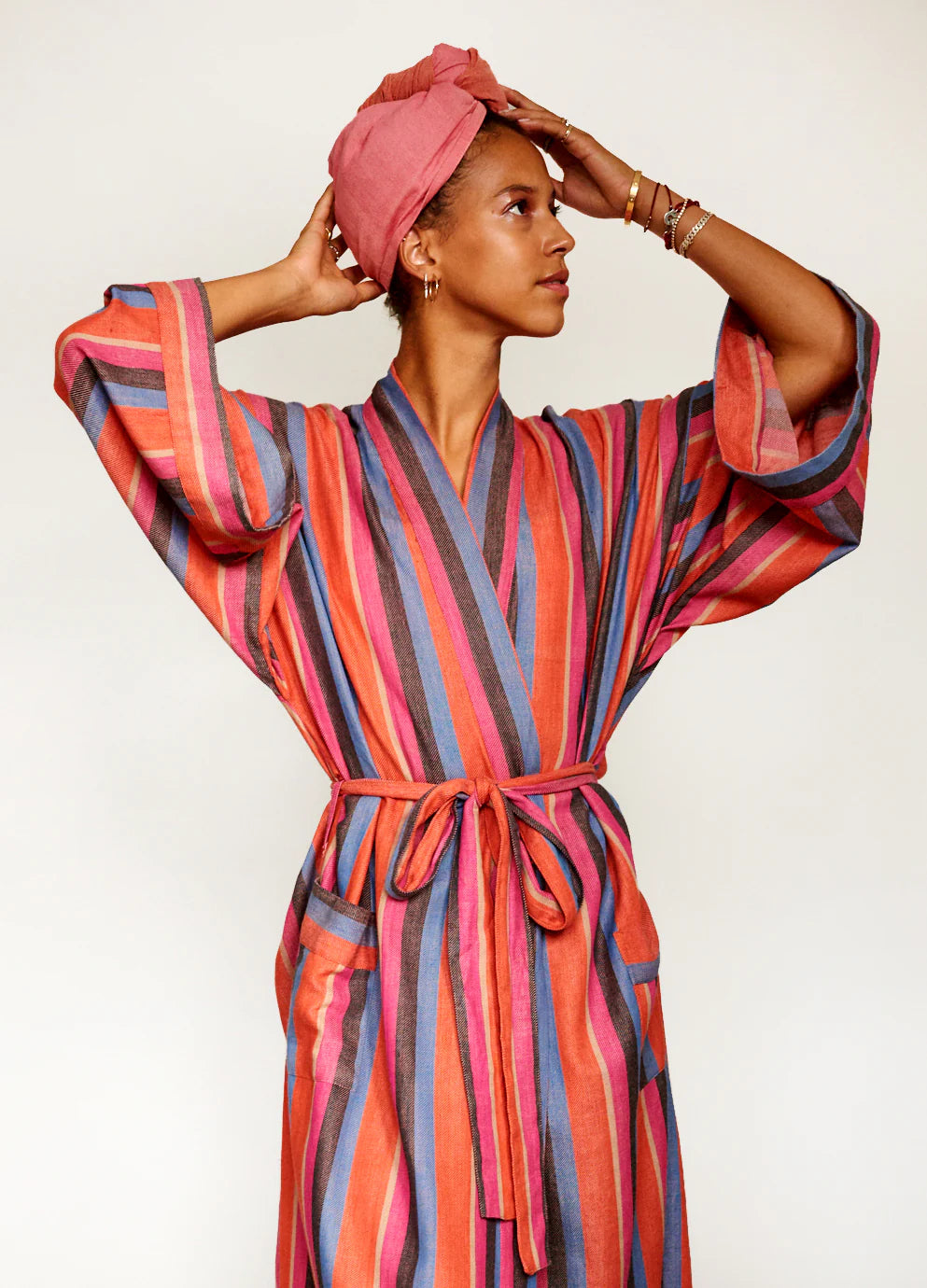 Stripe Robe in Daze