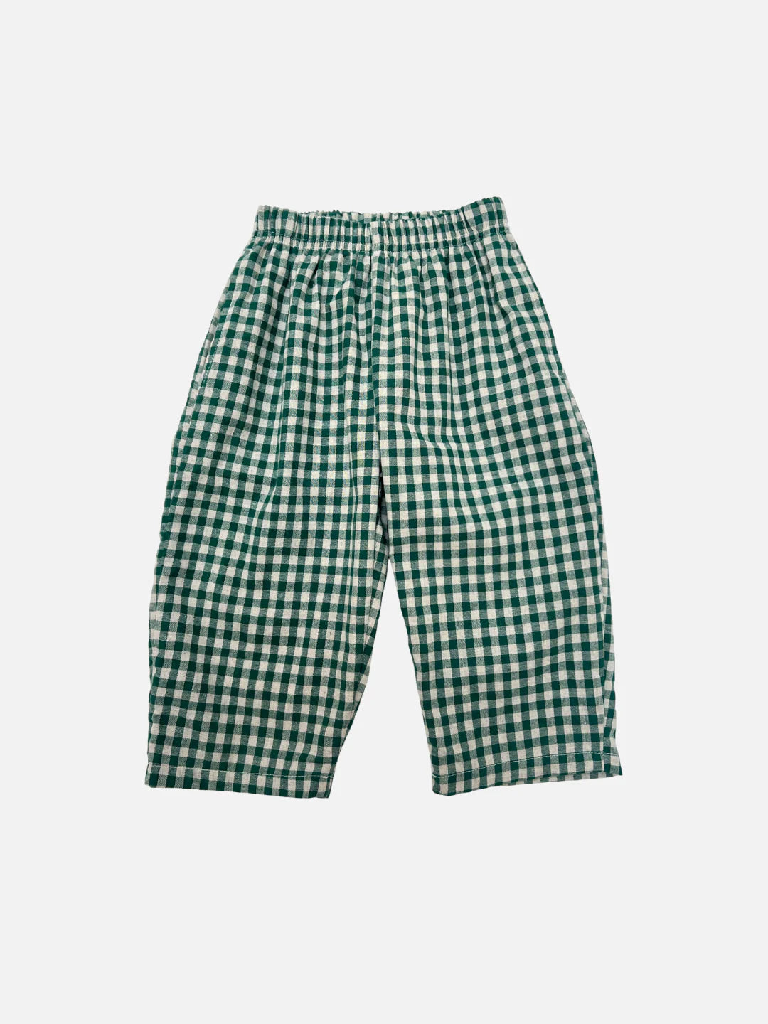 Gogo Pants - Green + White.