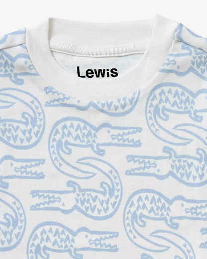Pajama Set - Alligator | Bay Blue