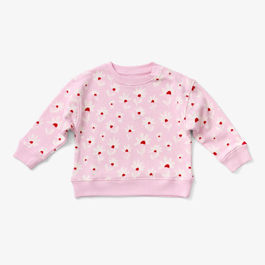Baby Sweatshirt - Flower Field/Peony