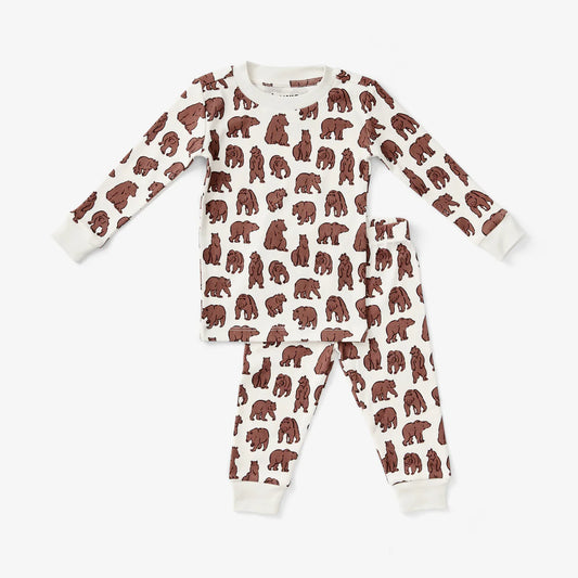 Pajama Set  - Bear | Walnut
