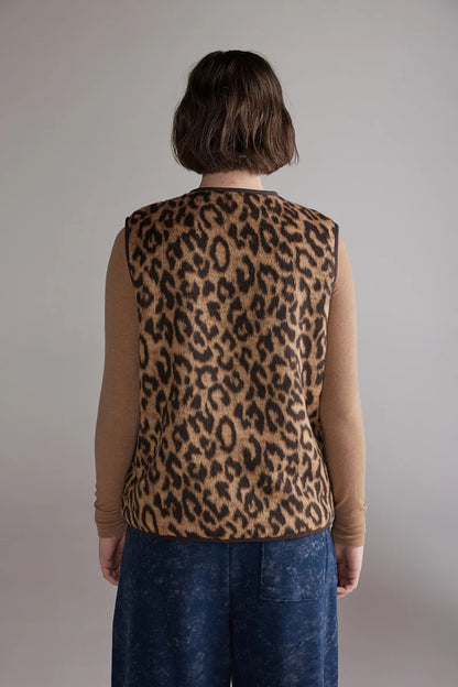 Wool Blend Reversible Vest
