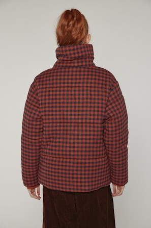 Puff Gingham Jacket